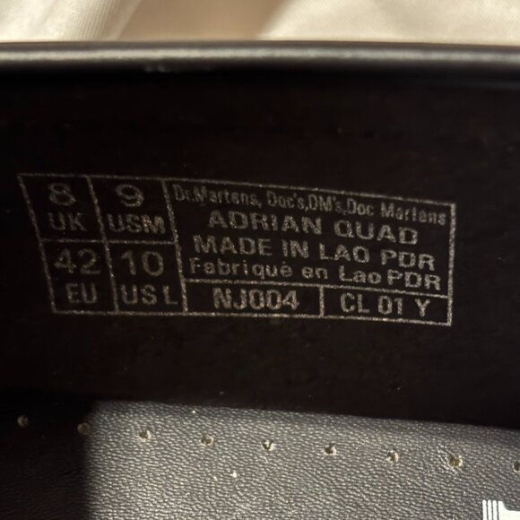 DOC MARTEN ADRIAN QUAD PLATFORM KILTIE TASSLE - Picture 5 of 5